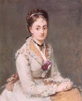 Morisot, Berthe - Portrait of Edma (The Artist's Sister)